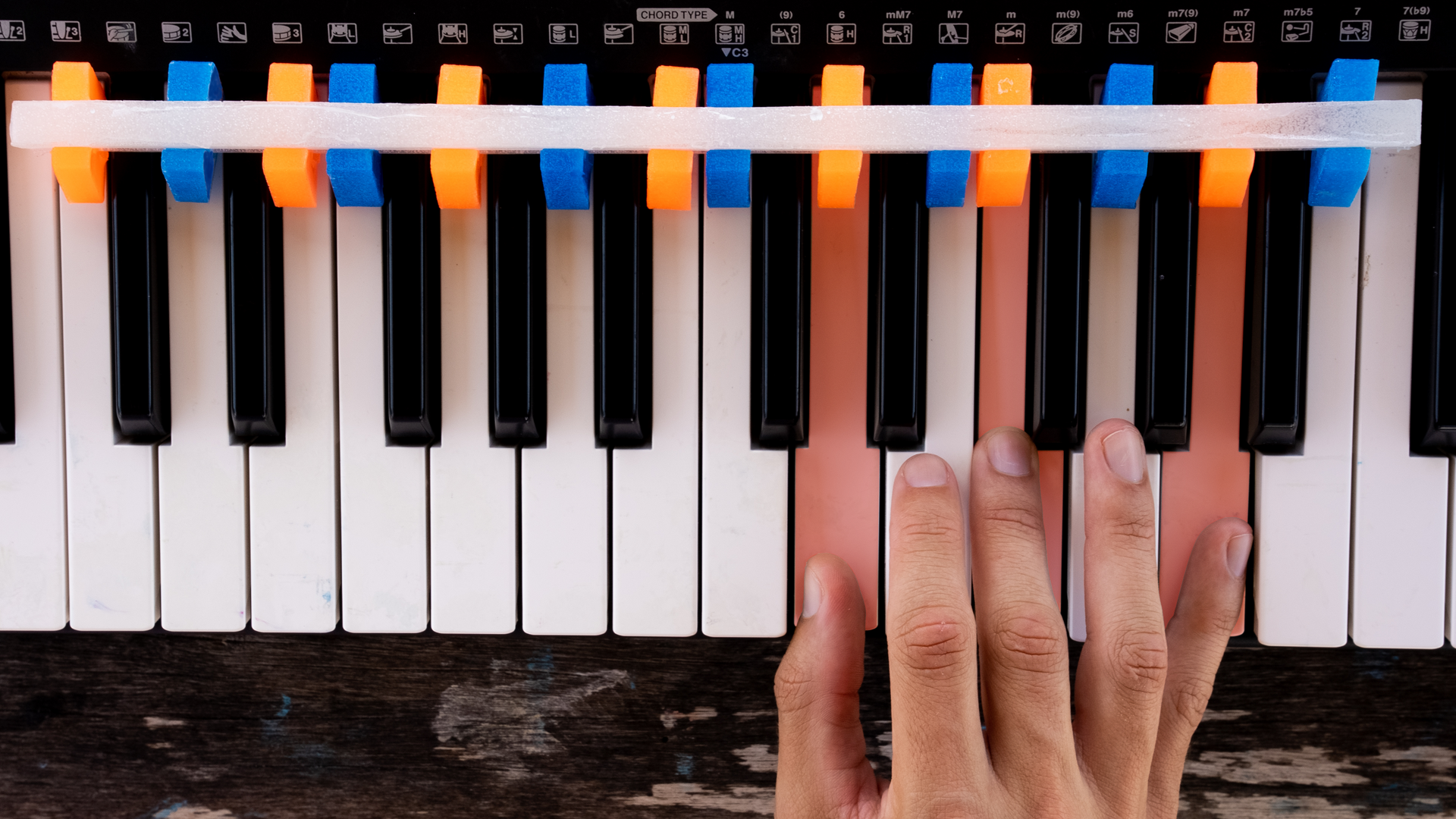 Load video: Making your own music on the piano with the improkeys