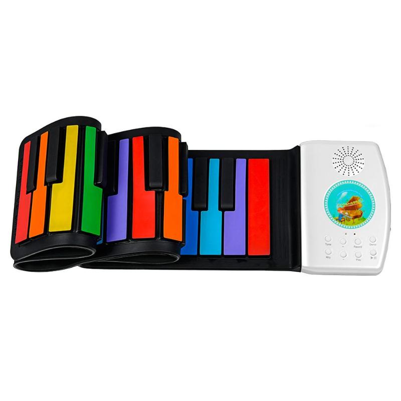 Portable rollup Piano